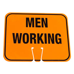 Cone Sign Men Working - USA Tool & Supply
