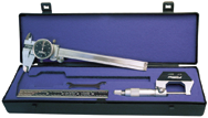 Kit Contains: 0-1" Micrometer; 6" Black Face Dial Caliper; 6" Flexible EZ Read 4R Rule; Protective Case - Machinist Universal Measuring Set - USA Tool & Supply