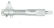 .2 - 1'' Measuring Range - .001/.01mm Graduation - Ratchet Thimble - Hardened & Ground Face - Inside Micrometer - USA Tool & Supply