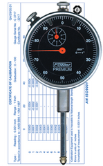 1 Total Range - 0-100 Dial Reading - AGD 2 Dial Indicator - USA Tool & Supply