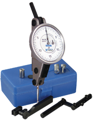 .060 Range - .0005 Graduation - Horizontal Dial Test Indicator w/ Accessories - USA Tool & Supply