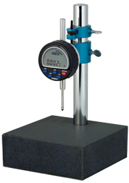 Kit Contains: Granite Base with .0005/.01mm Electronic Indicator - Granite Stand with Indi-X Blue Electronic Indicator - USA Tool & Supply