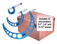0 - 12" .0001" Graduation Micrometer Set - USA Tool & Supply