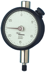 .025 Total Range - 0-5-0 Dial Reading - AGD 1 Dial Indicator - USA Tool & Supply