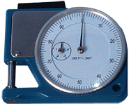 #DTG2 - 0 - .500'' Range - .001" Graduation - 1/2'' Throat Depth - Dial Thickness Gage - USA Tool & Supply