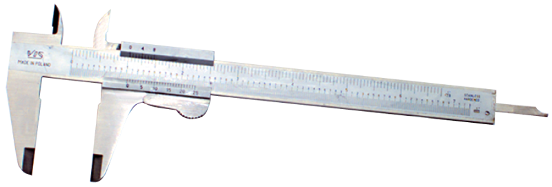 0 - 8'' Measuring Range (.001 / .02mm Grad.) - Vernier Caliper - USA Tool & Supply