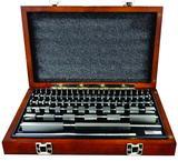 #2672066 - 81 Piece - Grade 0 - Steel - Rectangular Gage Block Set - USA Tool & Supply