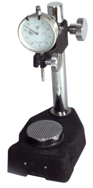 Kit Contains:  Steel Check Stand Indicator Holder with Serrated Anvil & 1" Travel Indicator; .001" Graduation; 0-100 Reading - Steel Check Stand Indicator Holder with Indicator - USA Tool & Supply