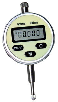 0 - 4 / 0 - 100mm Range - .0005/.01mm Resolution - Electronic Indicator - USA Tool & Supply