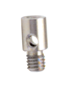 M2 x .4 Male Thread - 10mm Length - Stainless Steel Adaptor Tip - USA Tool & Supply