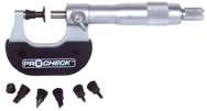 Anvil - 7-Pc Anvil Attachment Kit - .235; .250; & .270 Anvil Dia. - Individual Micrometer Anvil Attachment - USA Tool & Supply