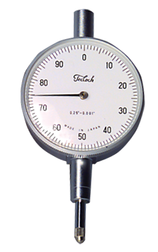 1 Total Range - White Face - AGD 2 Dial Indicator - USA Tool & Supply