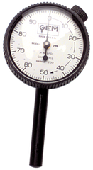 .200 Total Range - 0-100 Dial Reading - Back Plunger Dial Indicator - USA Tool & Supply