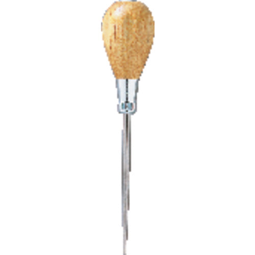 ‎818 General Hardwood Handle Scratch Awl - 6-1/2″ Overall Length Alloy Steel Tip - USA Tool & Supply