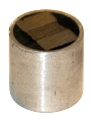 Rare Earth Two-Pole Magnet - 2'' Diameter Round; 345 lbs Holding Capacity - USA Tool & Supply