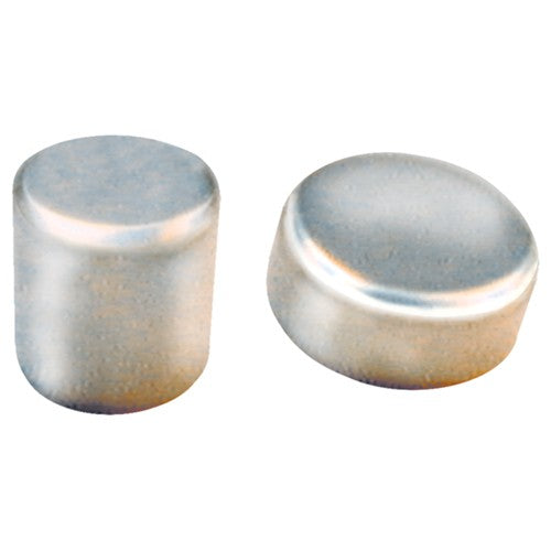Rare Earth Magnet Material (Nickel) - 1/2″ Diameter Round; 22.4 lbs Holding Capacity - USA Tool & Supply