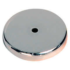 Low Profile Cup Magnet - 2 1/32″ Diameter Round; 19 lbs Holding Capacity - USA Tool & Supply