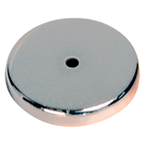 Low Profile Cup Magnet - 3 3/16″ Diameter Round; 47.5 lbs Holding Capacity - USA Tool & Supply