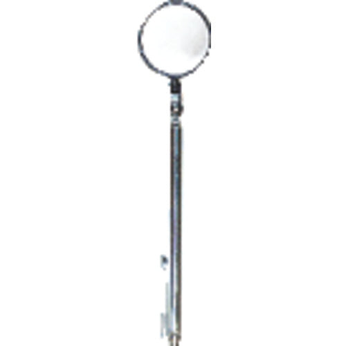 1 1/2″ Size - Round-24″ Extended Length - Telescoping Pocket Mirror - USA Tool & Supply