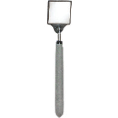 2″ × 2″ Size - Square-29″ Extended Length - Telescoping Pocket Mirror - USA Tool & Supply