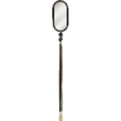2″ × 1 1/4″ Rectangular - Glass-24 1/4″ Extended Length - Telescoping Pocket Mirror/Magnet - USA Tool & Supply