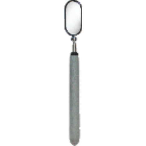 2″ × 1 1/4″ Size - Rectangular-36 1/2″ Extended Length - Telescoping Pocket Mirror - USA Tool & Supply