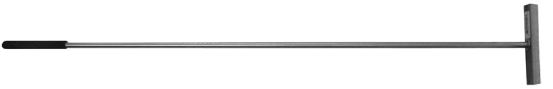 Long Reach Magnetic Retriever - Rectangular - 39.5'' Length; 1-3/8 x 6" Magnet Size; 28 lbs Holding Capacity - USA Tool & Supply