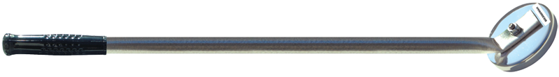 Long Reach Magnetic Retriever - Round - 38'' Length; 3-1/4" Magnet Size; 47.5 lbs Holding Capacity - USA Tool & Supply