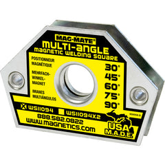 Magnetic Welding Square - 10 Angle-3 3/8″ × 1/2″ × 2 9/16″-23 lbs Holding Capacity - USA Tool & Supply