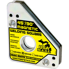 Magnetic Welding Square - Adjustable - 6 1/8″ × 5/8″ × 3 3/8″-110 lbs Holding Capacity - USA Tool & Supply
