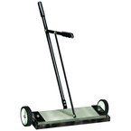 Mag-Mate - Permanent Ceramic Self Cleaning Magnetic floor and Shop sweeper. 24" wide - USA Tool & Supply