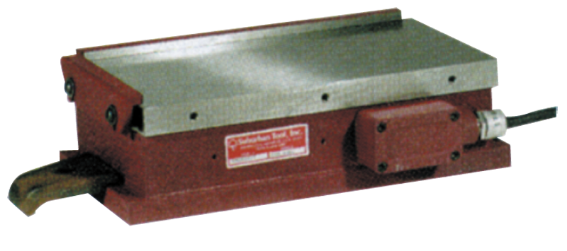Electromagnetic Chuck with Longitudinal Poles - #EMCB824L; 8'' x 24'' - USA Tool & Supply