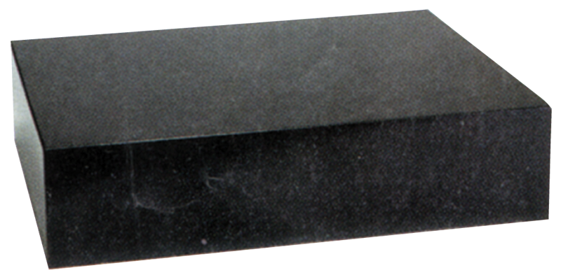 9 x 12" - Grade B 0-Ledge 3'' Thick - Granite Surface Plate - USA Tool & Supply