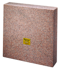 14 x 14 x 3" - Master Pink Five-Face Granite Master Square - A Grade - USA Tool & Supply