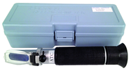 Refractometer with carring case 0-10 Brix Scale; includes case & sampler - USA Tool & Supply