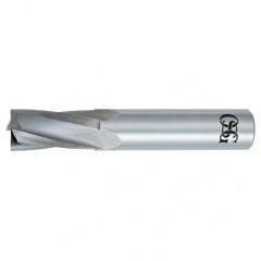 1" Dia. - 4" OAL - Bright CBD - Slow Spiral HP End Mill - 4 FL - USA Tool & Supply