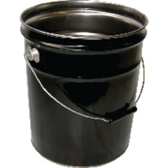 STEEL BLACK OPEN HD PAIL STEEL HDLE - USA Tool & Supply