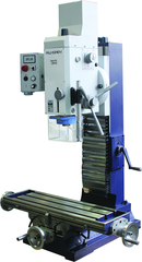 20" Gear Head Milling Machine, Variable Speed, 3HP, 240V, 1PH - USA Tool & Supply