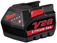 #48-11-2830 - 28V - Fits: Milwaukee 072424 - Battery Pack - USA Tool & Supply