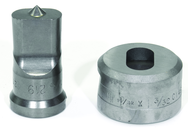 PDOB7/16X3/4; 7/16 x 3/4" Oblong Punch & Die Set - USA Tool & Supply