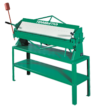 Box & Pan Hand Brake  - #HBU48-16 - 48-1/4'' Working Length - 16 Gauge Capacity (Mild Steel) Stand Included ( 48S) - USA Tool & Supply