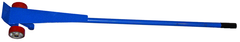 6' Steel Handle Prylever Bar - Usable nose plate 6"W x 3"L - Powder coat blue finish - Capacity 5,000 lbs - USA Tool & Supply