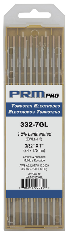 18-7GL 7" Electrode 1.5% Lanthanated - USA Tool & Supply