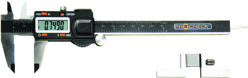 HAZ05 Absolute Digital Caliper 6" with Depth Gage - USA Tool & Supply