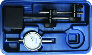 Fine Adjust Magnetic Base with IP54 Dial Indicator in Case - USA Tool & Supply