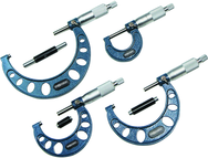 0-4" .0001" Outside Micrometer Set - USA Tool & Supply