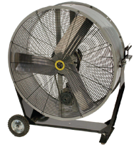 36" Portable Tilting Mancooler Fan 1/2 HP - USA Tool & Supply