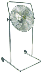 18" High Stand Commercial Pivot Fan - USA Tool & Supply