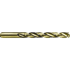 #12 HSS-E Bronze 135 NAS907J Jobber Drill DIN 338 Series R18CO E-code # R18CON12 - USA Tool & Supply