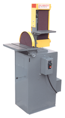 6" x 48" Belt and 12" Disc Floor Standing Combination Sander with Dust Collector 3HP; 3PH - USA Tool & Supply